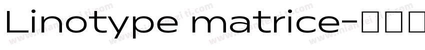 Linotype matrice字体转换